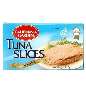 Tuna Water Sliced  "California Garden" 120 g x 24